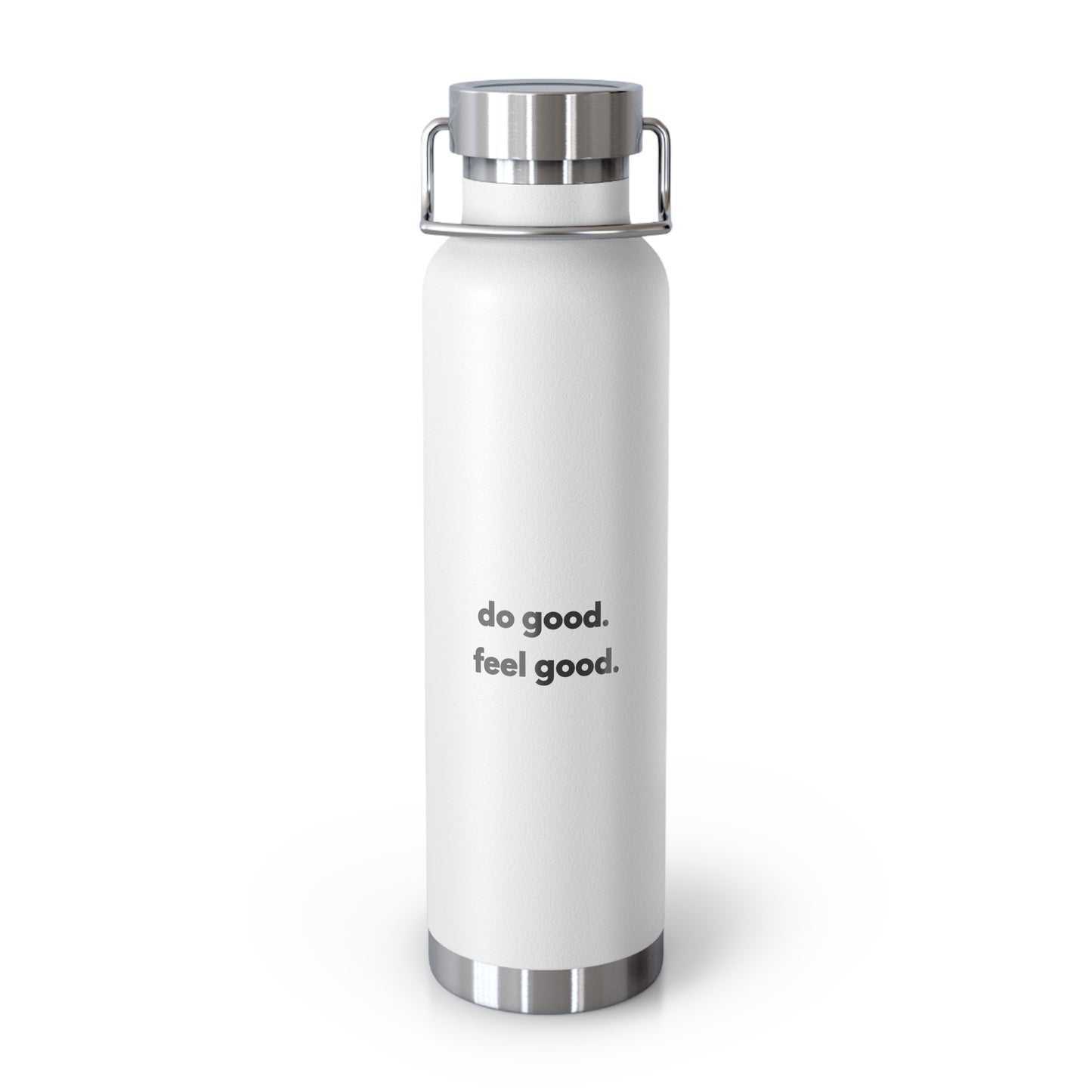 do good. feel good. Copper Vacuum Insulated Bottle, 22oz