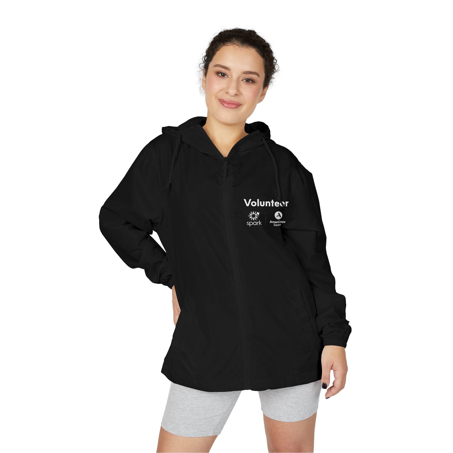 Volunteer Windbreaker Jacket - AmeriCorps Seniors + Spark