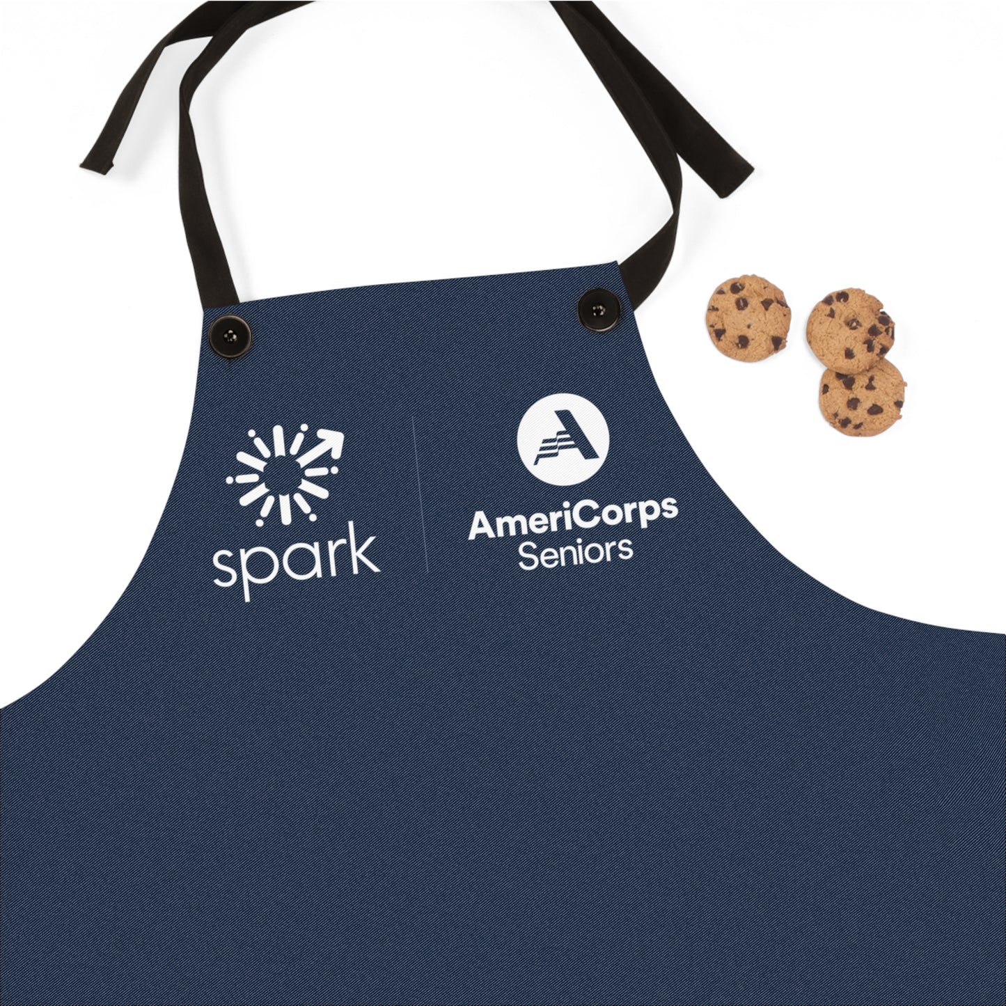 Navy Blue AmeriCorps Seniors + Spark Apron