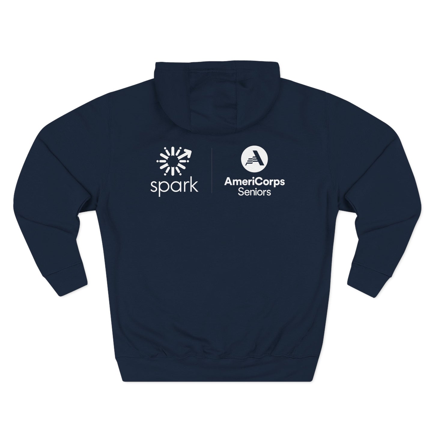 Fleece Hoodie - Spark + AmeriCorps Seniors