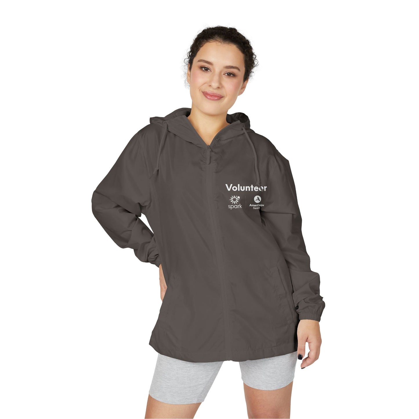 Volunteer Windbreaker Jacket - AmeriCorps Seniors + Spark