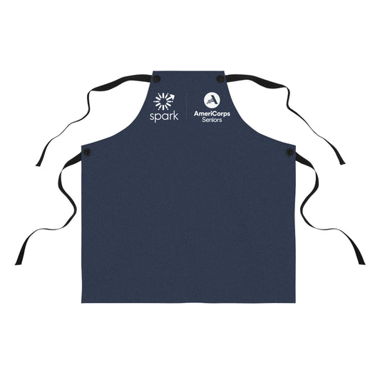 Navy Blue AmeriCorps Seniors + Spark Apron