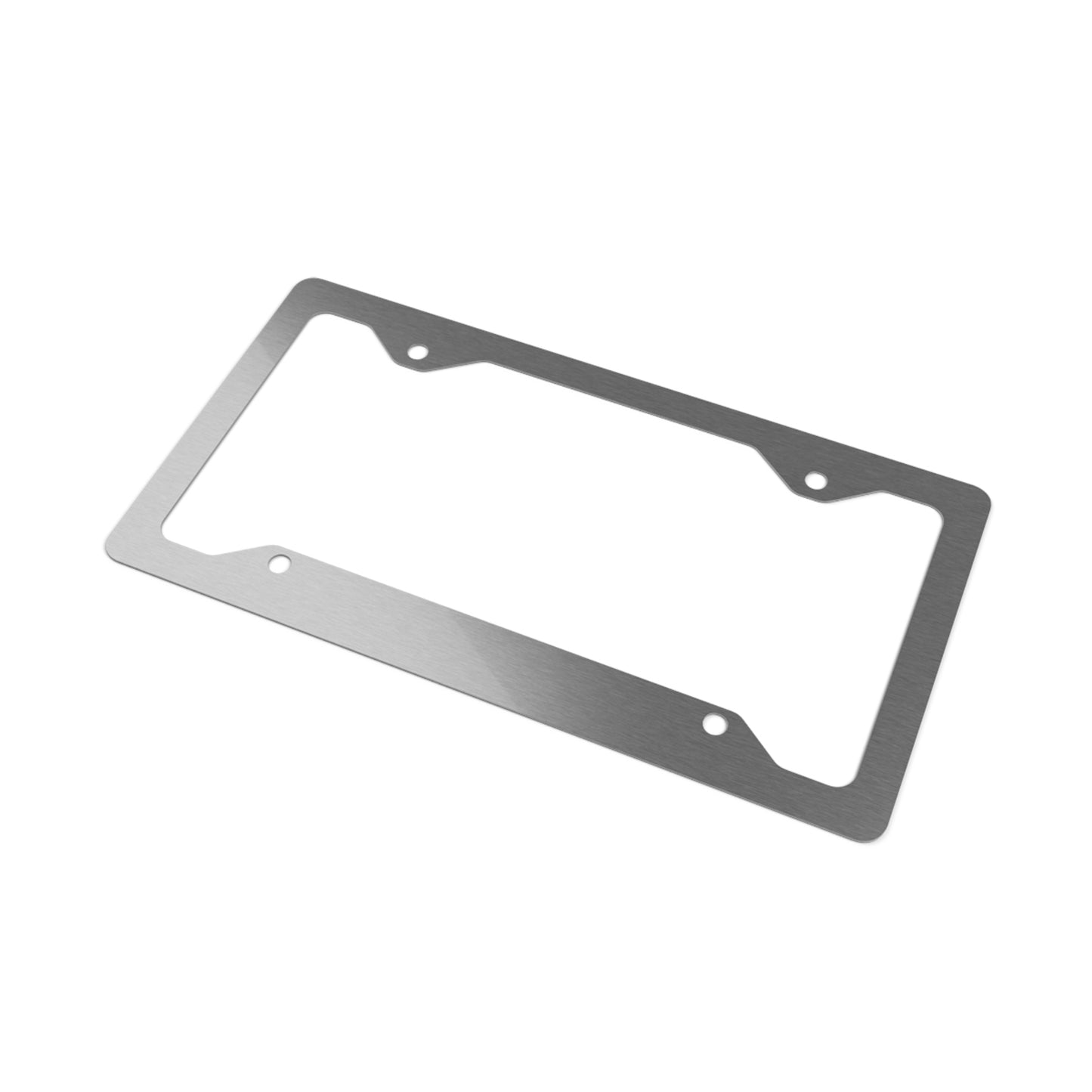 Metal License Plate Frame - do good. feel good.