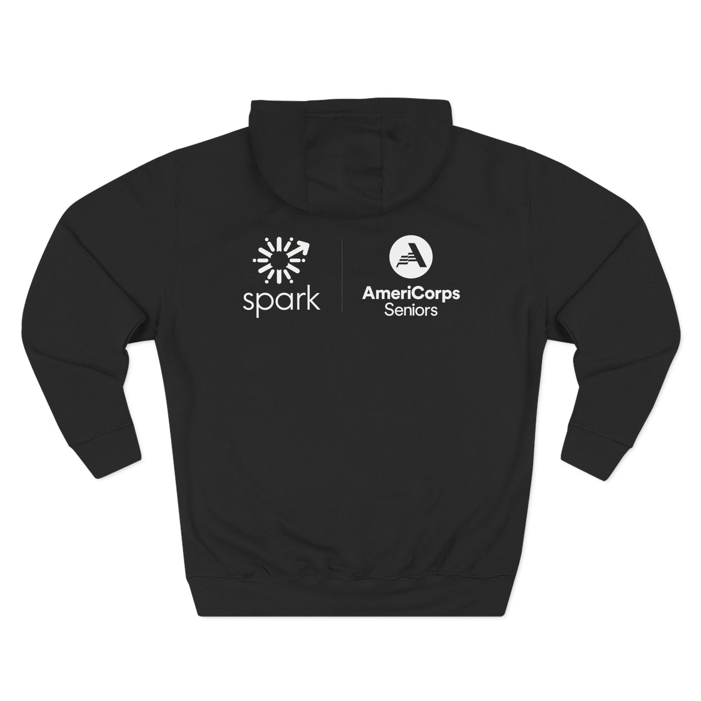 Fleece Hoodie - Spark + AmeriCorps Seniors